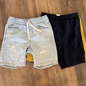 Boy's Gap Shorts Bundle Size Small Blue Navy Denim Water Resistant Swim Shorts